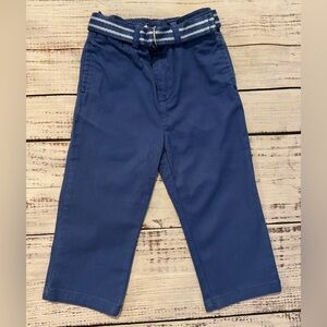 Ralph Lauren Polo Blue Belted Dress Pants 18m